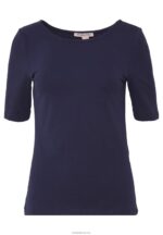 Anna Field kvinner basic t-skjorte maritim blå P266L242 - Bilde 4