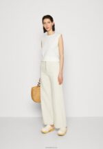 Anna Field kvinner basic t-skjorte off-white P266L343 - Bilde 2