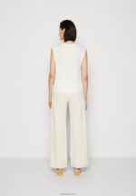 Anna Field kvinner basic t-skjorte off-white P266L343 - Bilde 3