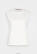 Anna Field kvinner basic t-skjorte off-white P266L343 - Bilde 5