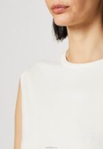 Anna Field kvinner basic t-skjorte off-white P266L343 - Bilde 6