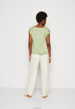 Anna Field kvinner basic t-skjorte oliven P266L315 - Bilde 3