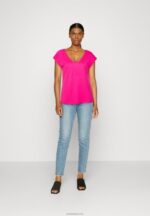 Anna Field kvinner basic t-skjorte rosa P266L378 - Bilde 2