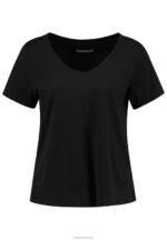 Anna Field kvinner basic t-skjorte svart P266L287 - Bilde 4