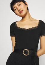 Anna Field kvinner basic t-skjorte svart P266L288 - Bilde 4