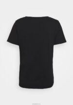 Anna Field kvinner basic t-skjorte svart P266L341 - Bilde 3