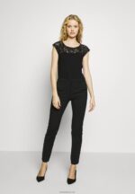 Anna Field kvinner basic t-skjorte svart P266L379 - Bilde 2