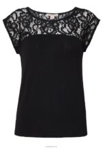 Anna Field kvinner basic t-skjorte svart P266L379 - Bilde 4