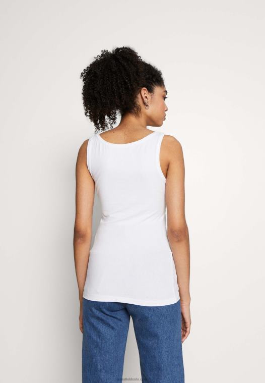 Anna Field kvinner basic tank 3er pack topp svart hvit mottl P266L434 - Bilde 4