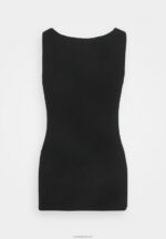 Anna Field kvinner basic tank 3er pack topp svart/svart/svart P266L468 - Bilde 3