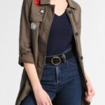 Anna Field kvinner belte svart P266L2736
