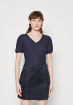Anna Field kvinner bluse mørkeblå P266L356