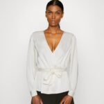 Anna Field kvinner bluse off-white P266L685