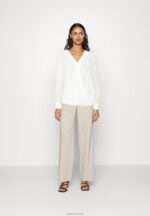 Anna Field kvinner bluse off-white P266L686 - Bilde 2