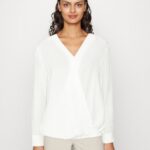 Anna Field kvinner bluse off-white P266L686