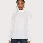 Anna Field kvinner bluse off-white P266L687