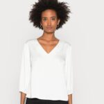 Anna Field kvinner bluse off white P266L703