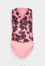 Anna Field kvinner bluse rosa/flerfarget P266L688 - Bilde 5