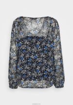 Anna Field kvinner bluse svart/flerfarget P266L698 - Bilde 2