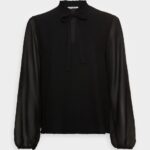 Anna Field kvinner bluse svart P266L701