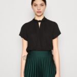 Anna Field kvinner bluse svart P266L702