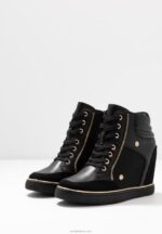 Anna Field kvinner bootie high-top joggesko svart P266L1232 - Bilde 5