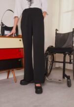 Anna Field kvinner bukser svart P266L648