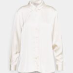 Anna Field kvinner button-down bluse beige P266L676