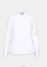 Anna Field kvinner button-down bluse hvit P266L675