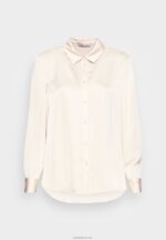Anna Field kvinner button-down bluse naken P266L667 - Bilde 4
