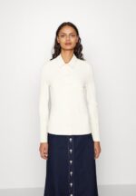Anna Field kvinner button-down bluse off-white P266L672