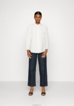 Anna Field kvinner button-down bluse off-white P266L677 - Bilde 2