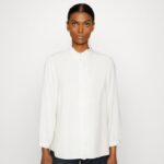 Anna Field kvinner button-down bluse off-white P266L677