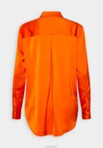 Anna Field kvinner button-down bluse oransje P266L669 - Bilde 6