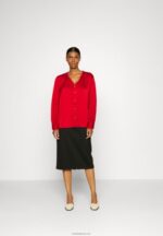 Anna Field kvinner button-down bluse rød P266L678 - Bilde 2