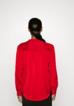 Anna Field kvinner button-down bluse rød P266L678 - Bilde 3