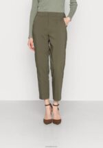 Anna Field kvinner chinos mørkegrønne P266L599