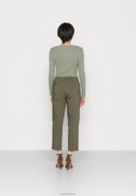 Anna Field kvinner chinos mørkegrønne P266L599 - Bilde 3