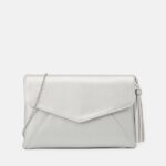 Anna Field kvinner clutch 971 sølvfarget P266L2444