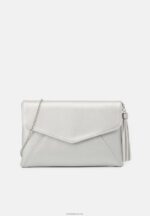 Anna Field kvinner clutch 971 sølvfarget P266L2444
