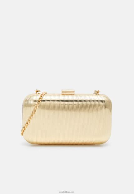 Anna Field kvinner clutch gullfarget P266L2395