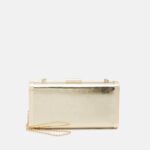 Anna Field kvinner clutch gullfarget P266L2416