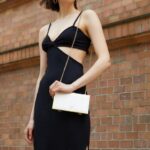 Anna Field kvinner clutch gullfarget P266L2430