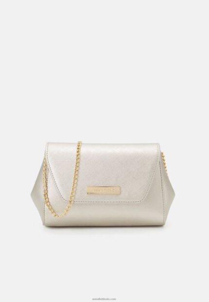 Anna Field kvinner clutch gullfarget P266L2447