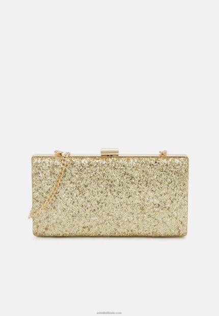 Anna Field kvinner clutch gullfarget P266L2459