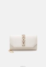 Anna Field kvinner clutch offwhite P266L2393