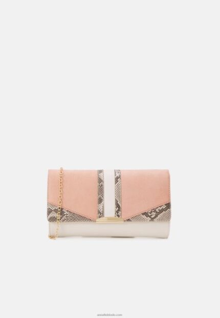 Anna Field kvinner clutch offwhite/rosa P266L2443