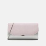 Anna Field kvinner clutch sølv P266L2441