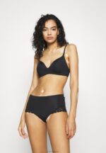 Anna Field kvinner einer 5pps highwaist truser svart P266L968