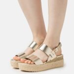 Anna Field kvinner espadriller gull P266L1481